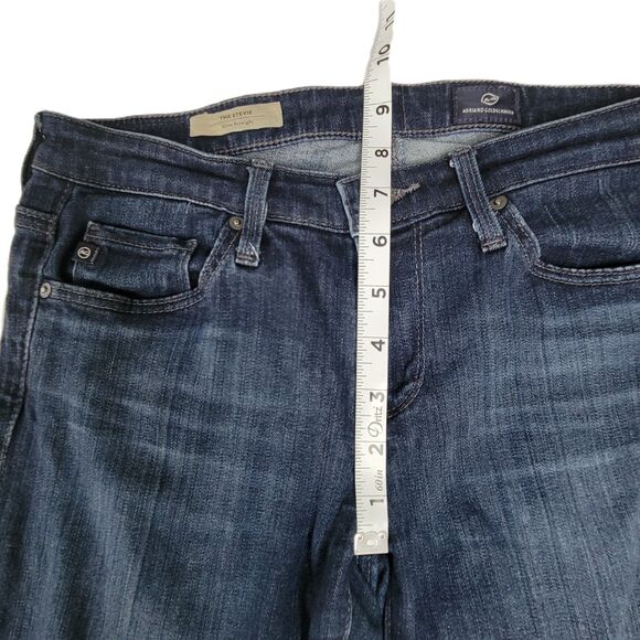 Adriano Goldschmied The Stevie Slim Straight blue jeans 26R - Picture 7 of 8